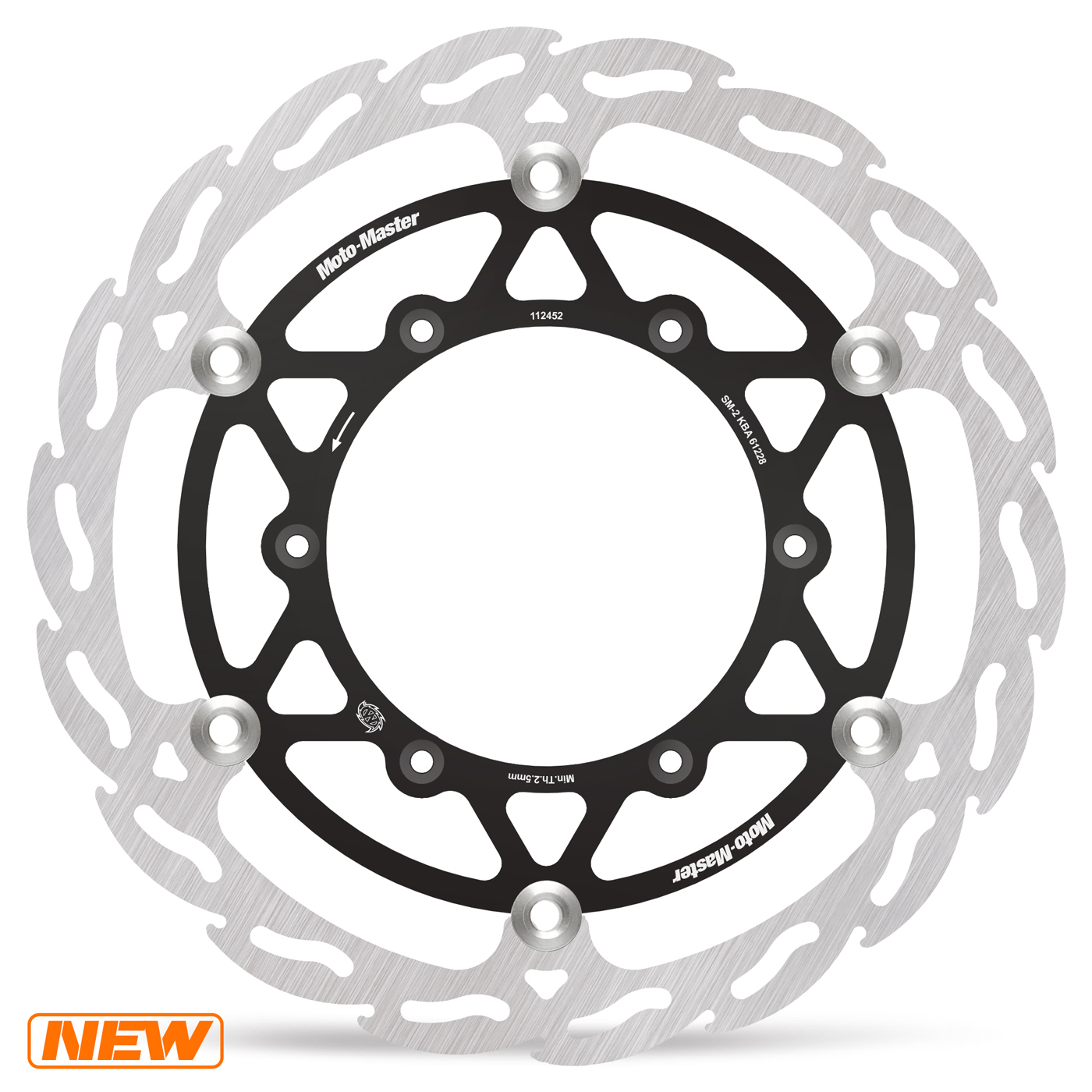 thumbnail image 2 of MX-TEC Front Brake Disc Set With Adapter – 320mm – Fits Yamaha XTZ 750 – Made In Germany 2 of 6